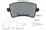 Set placute frana TEXTAR 2460601