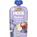 Piure din mere banana si afine pentru copii 1an, eco