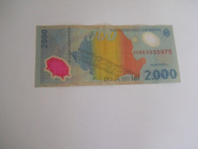 Romania, 2000 LEI 1999, eclipsa 009E0935975 foto