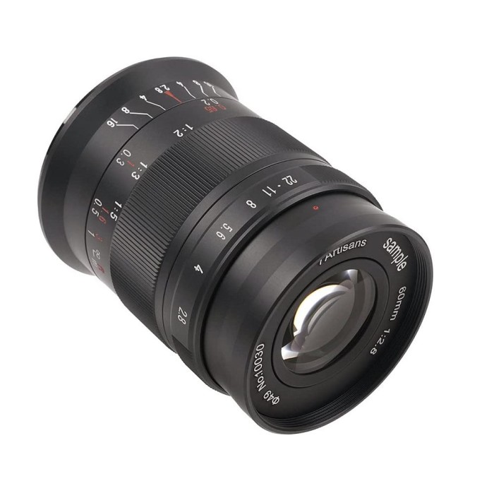 Obiectiv Manual 7Artisans 60mm F2.8 APS-C Macro Mark II