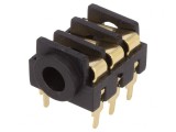Soclu Jack 3,5mm Stereo Mamă THT Aurit