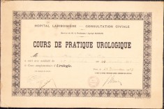 Diplomă Constantin Stamatiu medic-șef Corpul 3 Armată + Spital Militar Cluj 1929