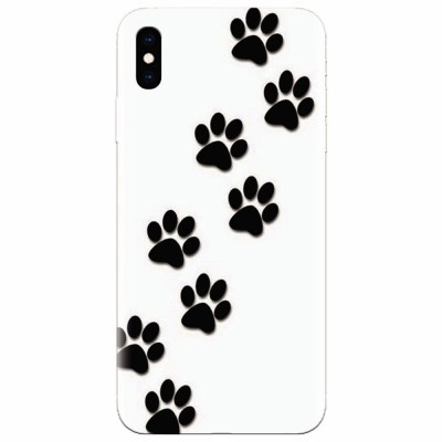 Husa silicon pentru Apple Iphone X, Dog Mark foto