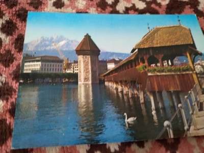 CARTE POSTALA --LUZERN CIRCULATA foto