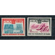 Pakistan 1964 - Monumente Nubia, serie neuzata