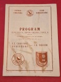 Program meci fotbal CORVINUL HUNEDOARA - FK SARAJEVO (Cupa UEFA 20.10.1982) - Starea din foto