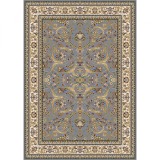 Cumpara ieftin Covor Model Amina 27001-410, Marime 60 x 110 cm, Crem, Gri, Inaltime Fir 10 mm, Antialergic, Polipropilena, Living, Dormitor, Sufragerie, Birou
