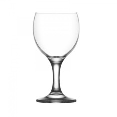Set 24 Pahare Balon Sticla cu picior 170ml Vin Alb MISKET 521 foto