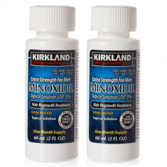 Solutie Minoxidil 5 Kirkland Cresterea Parului ? Tratament 2 Luna + Pipeta foto
