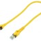 Patch Cord S/FTP Cat6a Cu Galben 0.5m