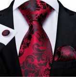 Set cravata + batista + butoni - matase - model 260