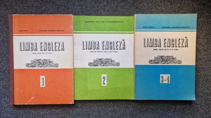 LIMBA ENGLEZA MANUAL PENTRU ANUL I, II, III-IV DE STUDIU - Ionici, Bunaciu