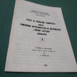 Cumpara ieftin REVISTA DE MATEMATICA -TESTE SI PROBLEME COMENTATE GIMNAZIU -NR.8 /1988