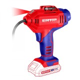 Compresor Auto EMTOP ELAC2018, 20V, 10 Bar, Portabil, Lumina LED integrata, Fara Acumulator si Incarcator, 3 Adaptoare incluse, utilizare rapida si ef