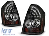 Set de stopuri LED de tuning potrivit pentru Chrysler 300C 2005-2008 cu baza neagra, stanga si dreapta Performance AutoTuning