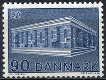 Danemarca 1969 - Europa 1v.neuzat,perfecta stare(z) foto