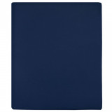 Cearsaf de pat cu elastic, bleumarin, 140x200 cm, bumbac GartenMobel Dekor, vidaXL