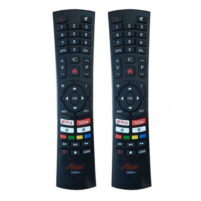 Pachet 2 telecomenzi Smart-tech H004+ Diamant, Akai, Starlight, Blaupunkt, Vortex, Vision Touch
