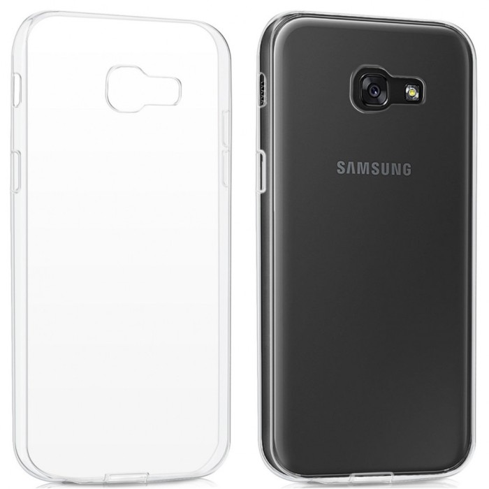 Capac de protectie din TPU transparent 0.8 mm pentru Samsung Galaxy A3 (2017) / A320
