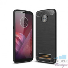 Husa Motorola Moto Z3 Play TPU Carbon Neagra foto