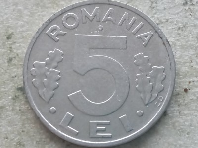 ROMANIA-5 LEI 1995 foto