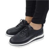 Cumpara ieftin Sneakers negri din piele naturala 5090 M6