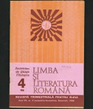 LIMBA ȘI LITERATURA ROM&Acirc;NĂ - REVISTĂ FILOLOGIE - ANUL XV, NR. 4 / 1986