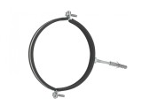 Clema metalica cu cauciuc pentru fixare tevi in perete, 6&quot;, 159 - 166 mm, Geko G17298