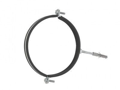 Clema metalica cu cauciuc pentru fixare tevi in perete, 4&amp;quot;, 107 - 112 mm, Geko G17297 foto