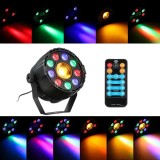 Scanner lumini disco motorizat cu senzor dupa muzica,control sunet..