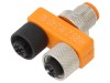 Adaptor T M12 Tată-Mamă x2 DeviceNet CANopen