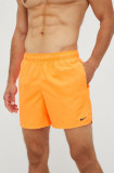 Nike pantaloni scurti de baie culoarea portocaliu