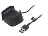 Cablu &Icirc;ncărcare Smartwatch 1m Negru 1A
