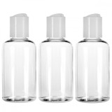 Set 3 Recipiente calatorie, Rezistente la scurgeri, Reutilizabile, 80ml, Transparent-Alb