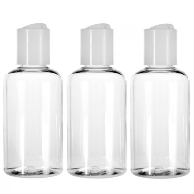 Set 3 Recipiente calatorie, Rezistente la scurgeri, Reutilizabile, 80ml, Transparent-Alb foto
