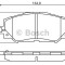Set placute frana,frana disc TOYOTA AURIS (NRE15, ZZE15, ADE15, ZRE15, NDE15) (2006 - 2012) BOSCH 0 986 494 240