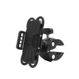 Suport Telefon Universal Ghidon 4RIDE Negru Reglabil Pentru Motocicleta ATV Scuter Bicicleta Utilizare GPS Stabil Fixare Sigura