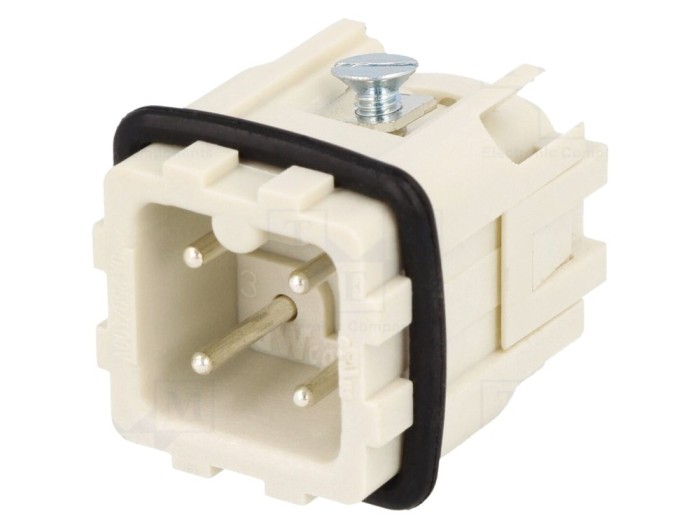 Conector HDC tată 4 pini 10A