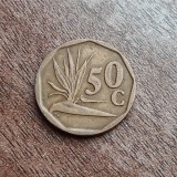 C50 - Moneda foarte veche - 50 centi - Africa de Sud - 1993