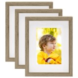 Cumpara ieftin Rame foto 3D, 3 buc., natural, 20x25 cm, pt. foto 13x18 cm