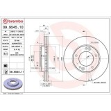 Set disc frana Kia Sorento I (Jc) 08.02-12.11, Sorento I Van (Jc) 08.02-12.11, Fata, 302X28mm, ventilat, BREMBO