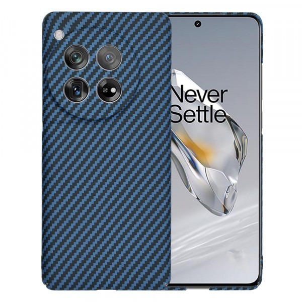Husa pentru OnePlus 12, Techsuit, Carbonite FiberShell, Turcoaz