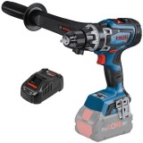 Bosch GSR 18V-150 C + GAL 1880 CV - Masina de gaurit si insurubat fara acumulatori Li-Ion 18 V - Ah 150 Nm + Incarcator acumulatori