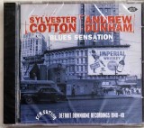 Sylvester Cotton / Andrew Dunham &lrm;&ndash; Blues Sensation (Detroit Downhome Recordings 1948-49) _ cd nou sigilat _ muzica blues _ Ace, UK, 2003