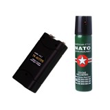 Set autoaparare, electrosoc 800T si spray NATO 60 ml