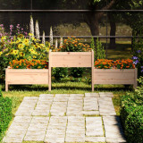 Jardiniera, 245,5x44x75 cm, lemn masiv de pin GartenMobel Dekor, vidaXL