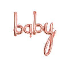 Balon folie baby rose gold 73.5x75.5 cm