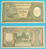 Indonezia 25 Rupiah 1964 &#039;Batak&#039; UNC serie: AAP 081382 p95