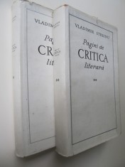 Pagini de critica literara (2 vol.) - Vladimir Streinu