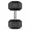 Gantera hexagonala profesionala 10 kg, aderenta sporita, grip ergonomic, multifunctionala